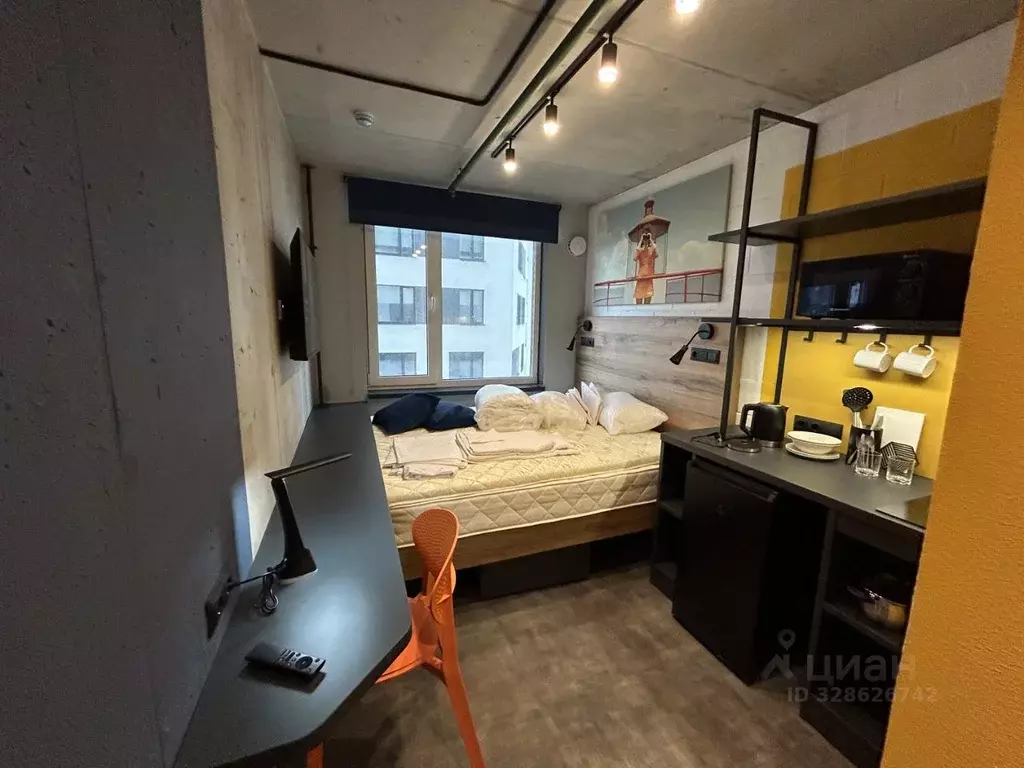 Студия Санкт-Петербург ул. Орджоникидзе, 44а (13.9 м) - Фото 1