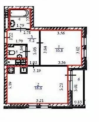 1-к кв. Свердловская область, Екатеринбург ул. Академика Парина, 40 ... - Фото 2