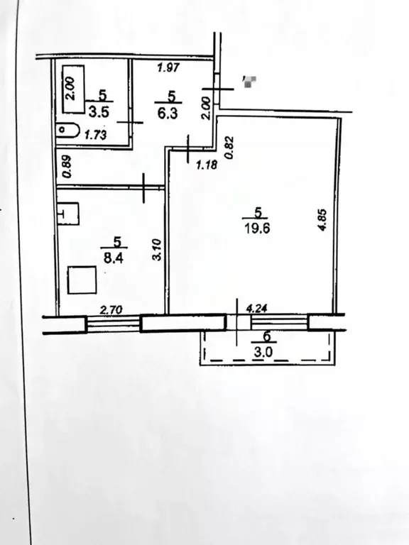 1-к кв. Башкортостан, Уфа ул. Ахметова, 300к1 (38.0 м) - Фото 1