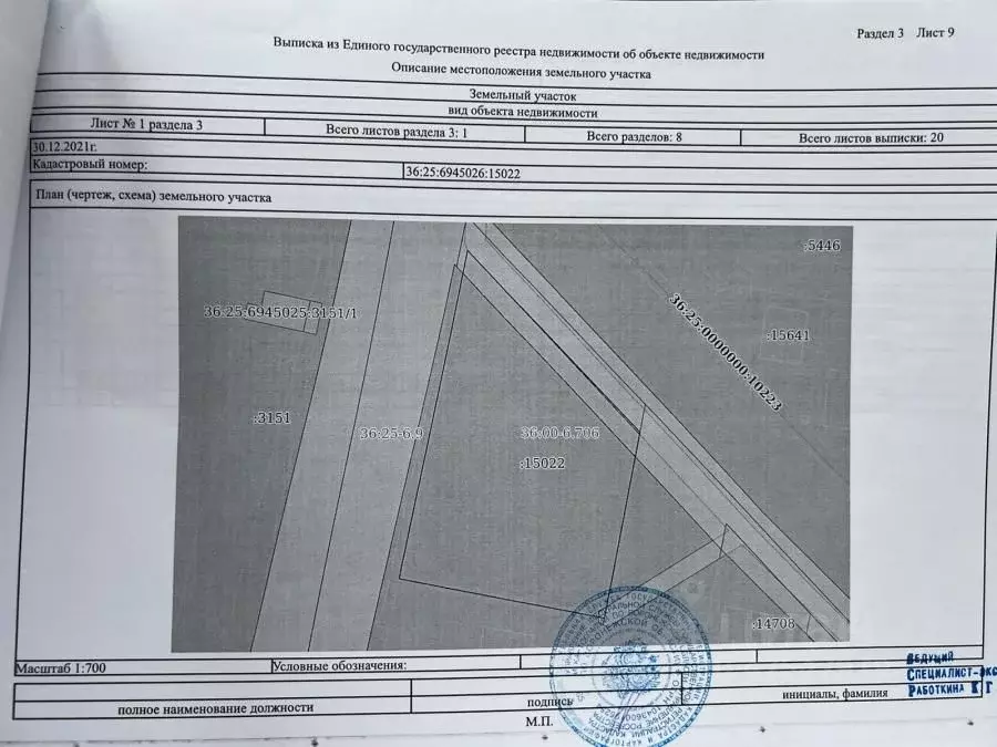 Кадастровая карта ямное