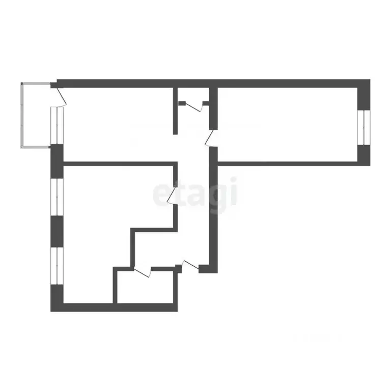 3-к кв. Бурятия, Улан-Удэ Загорск мкр, ул. Краснодонская, 23 (53.6 м) - Фото 0