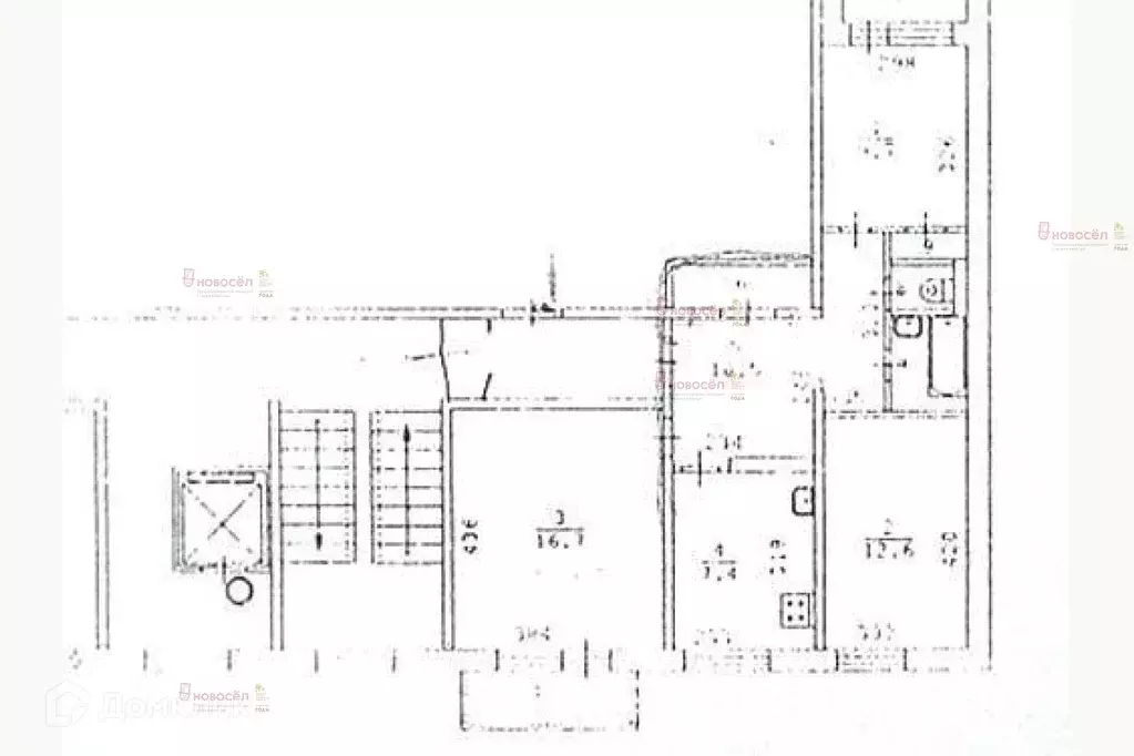 Продаётся 3-к квартира, 63 м - Фото 1