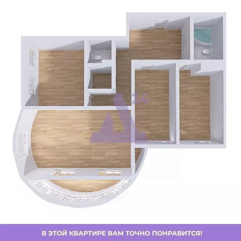 3-к кв. Алтайский край, Барнаул ул. Пионеров, 1 (123.1 м) - Фото 2