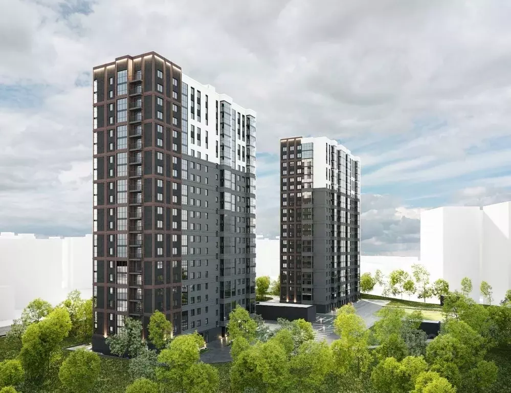 2-к кв. Новосибирская область, Новосибирск ДНК жилой комплекс (38.1 м) - Фото 1