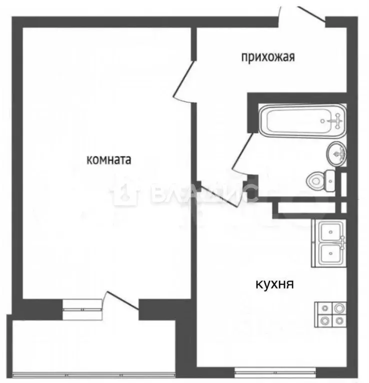 1-к кв. Московская область, Мытищи Троицкая ул., 11 (36.3 м) - Фото 2