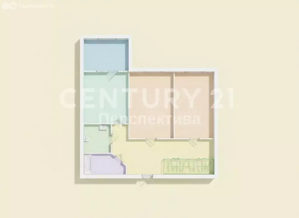 2-комнатная квартира: Балашиха, микрорайон Кучино, улица Соловьёва, 2 ... - Фото 2