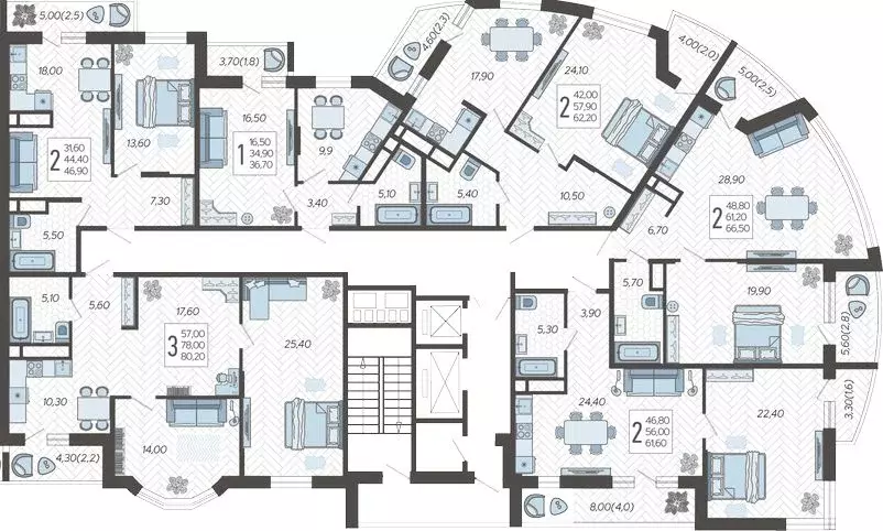 2-к кв. Краснодарский край, Краснодар Зеленодар жилой комплекс, ул. ... - Фото 2
