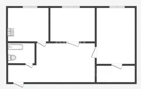 2-к кв. Смоленская область, Смоленск ул. Нахимова, 10А (44.8 м) - Фото 2