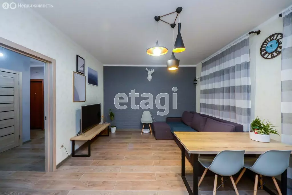 1-комнатная квартира: Тюмень, улица Николая Ростовцева, 25к1 (49.3 м) - Фото 2