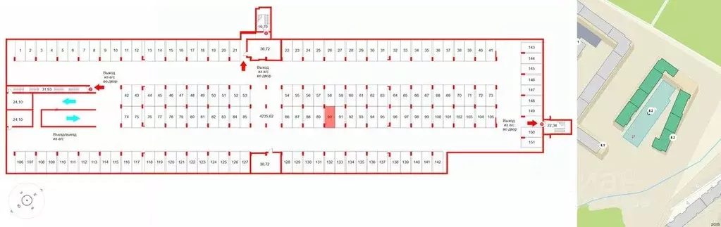 Гараж в Санкт-Петербург Пулковский Меридиан муниципальный округ,  (13 ... - Фото 1