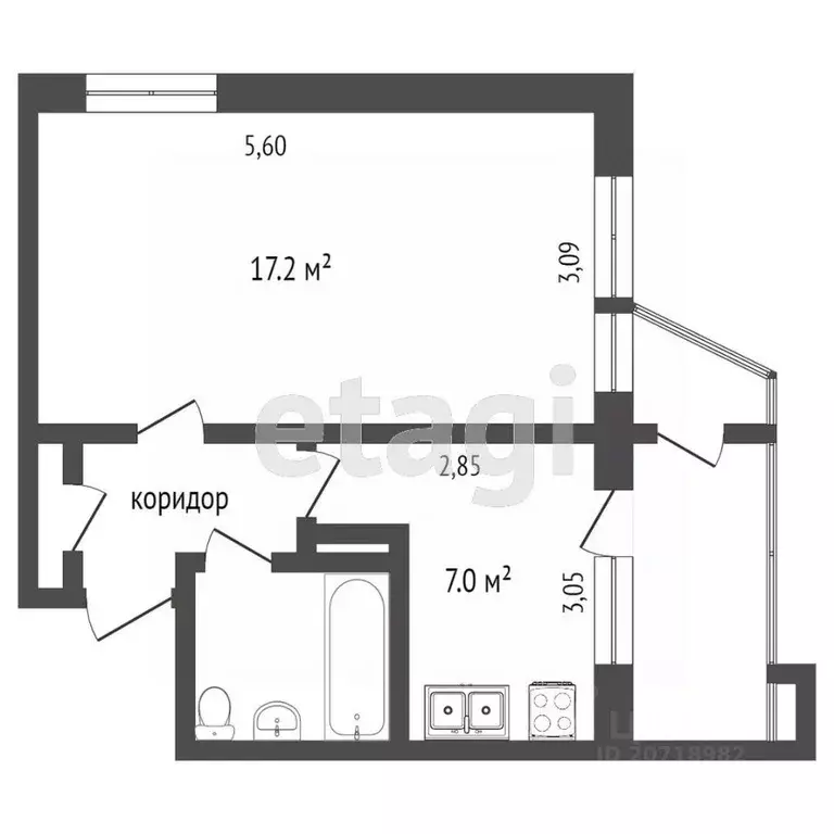 1-к кв. Камчатский край, Петропавловск-Камчатский Петропавловское ш., ... - Фото 2