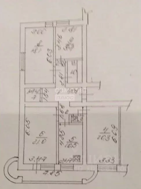 4-к кв. Липецкая область, Липецк ул. Водопьянова, 70 (98.4 м) - Фото 2