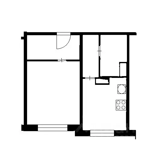 1-к кв. Севастополь ул. Руднева, 15 (40.0 м) - Фото 1