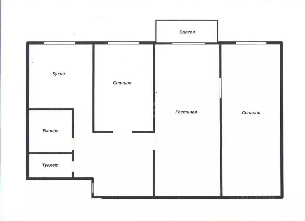 3-к кв. Иркутская область, Ангарск 12-й мкр, 7 (55.3 м) - Фото 2