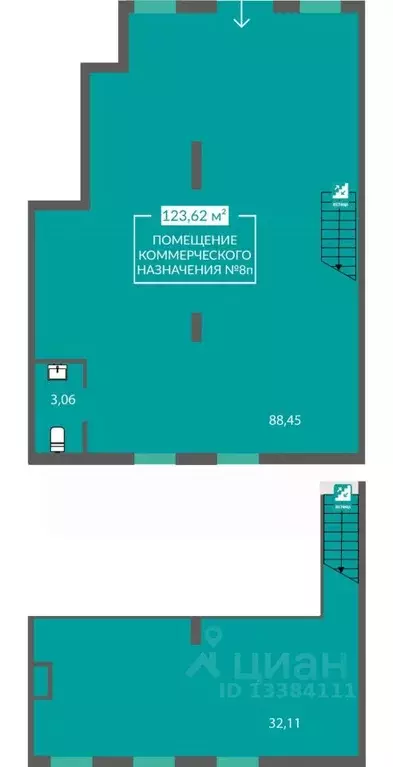 Помещение свободного назначения в Крым, Симферополь Крымская роза мкр, ... - Фото 2