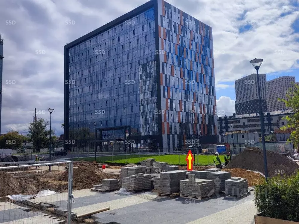 Торговая площадь в Москва Огородный проезд, 16/1с3 (61 м) - Фото 1