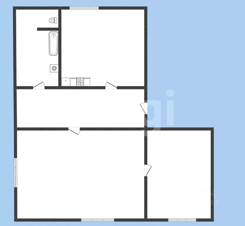 2-к кв. Иркутская область, Иркутск ул. Мухиной, 48 (43.8 м) - Фото 2