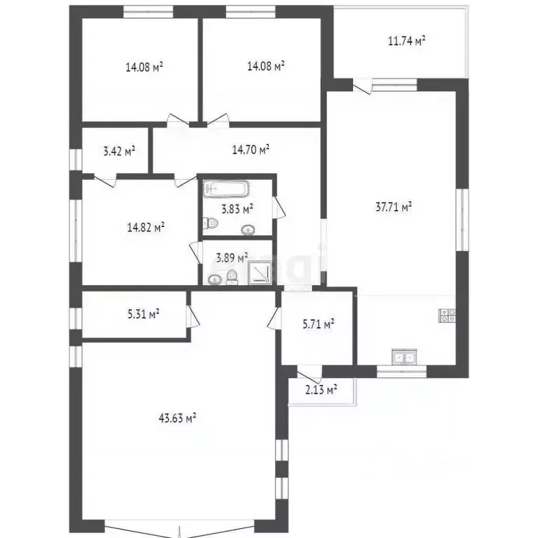 Дом в Тюменская область, Тюменский муниципальный округ, д. Падерина  ... - Фото 2