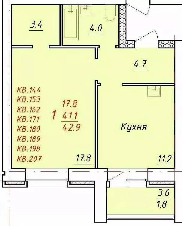 1-к кв. Алтайский край, Новоалтайск Индустриальная ул., 18 (42.9 м) - Фото 0