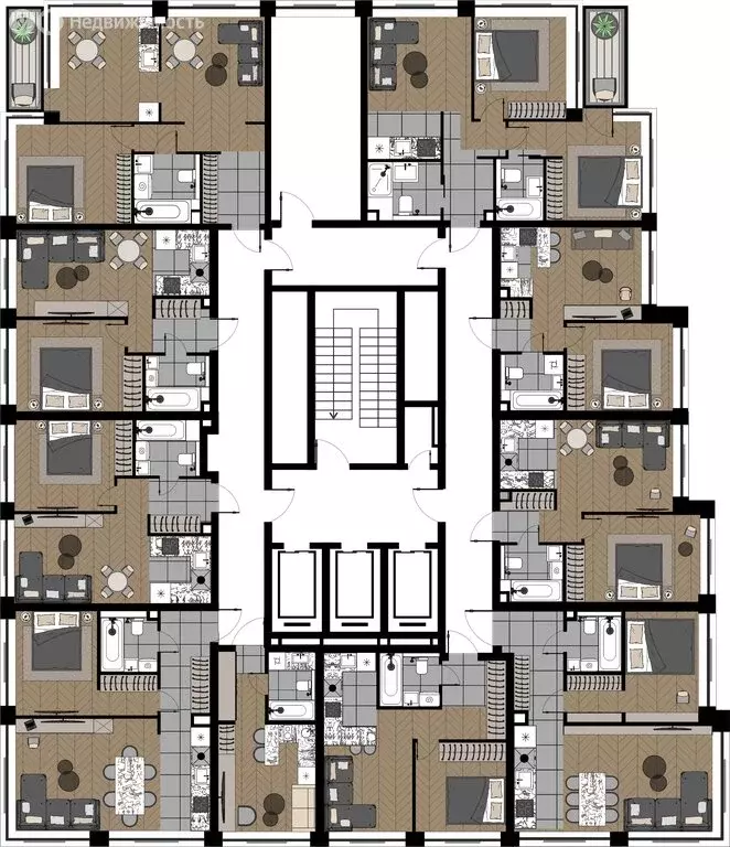 2-комнатная квартира: Москва, улица Берзарина, 37 (50.4 м) - Фото 1