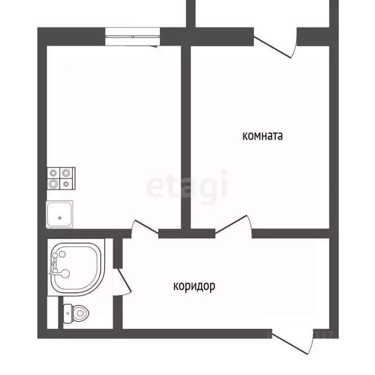1-к кв. Севастополь просп. Античный, 12Б (40.6 м) - Фото 2