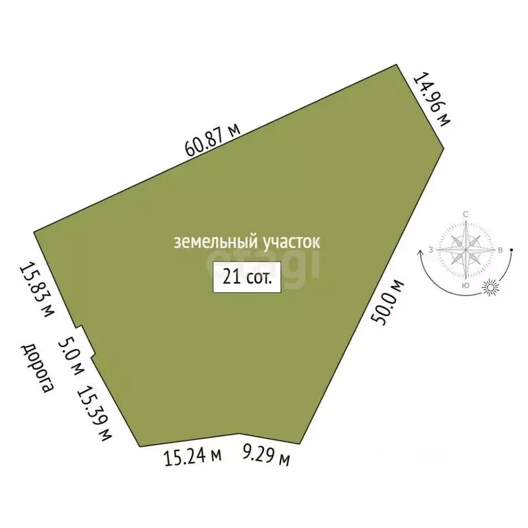 Участок в Крым, Ленинский район, Семисотское с/пос, с. Каменское ул. ... - Фото 2