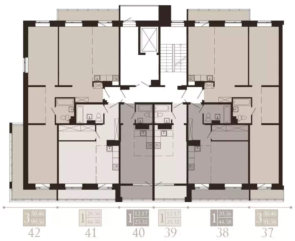 3-к кв. Иркутская область, Иркутск Советская ул., 115/1 (99.56 м) - Фото 2