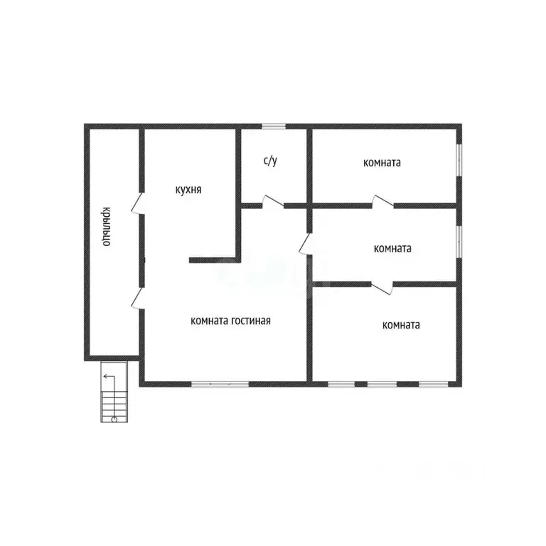 Дом в Тверская область, Вышний Волочек ул. Газовая, 9 (98 м) - Фото 2