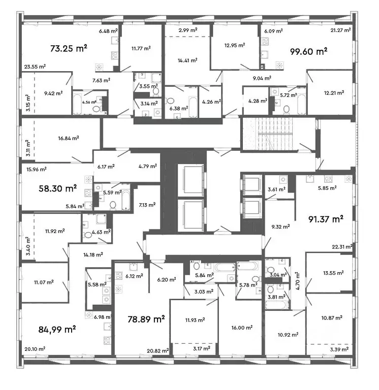 3-к кв. Челябинская область, Челябинск ул. Худякова, 18 (73.25 м) - Фото 1