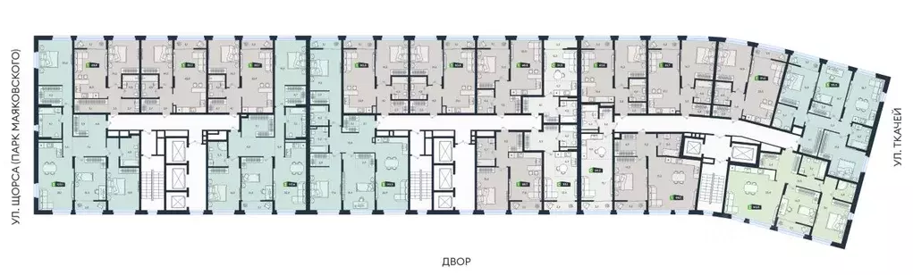 1-к кв. Свердловская область, Екатеринбург ул. Машинная, 1в/2 (51.7 м) - Фото 1