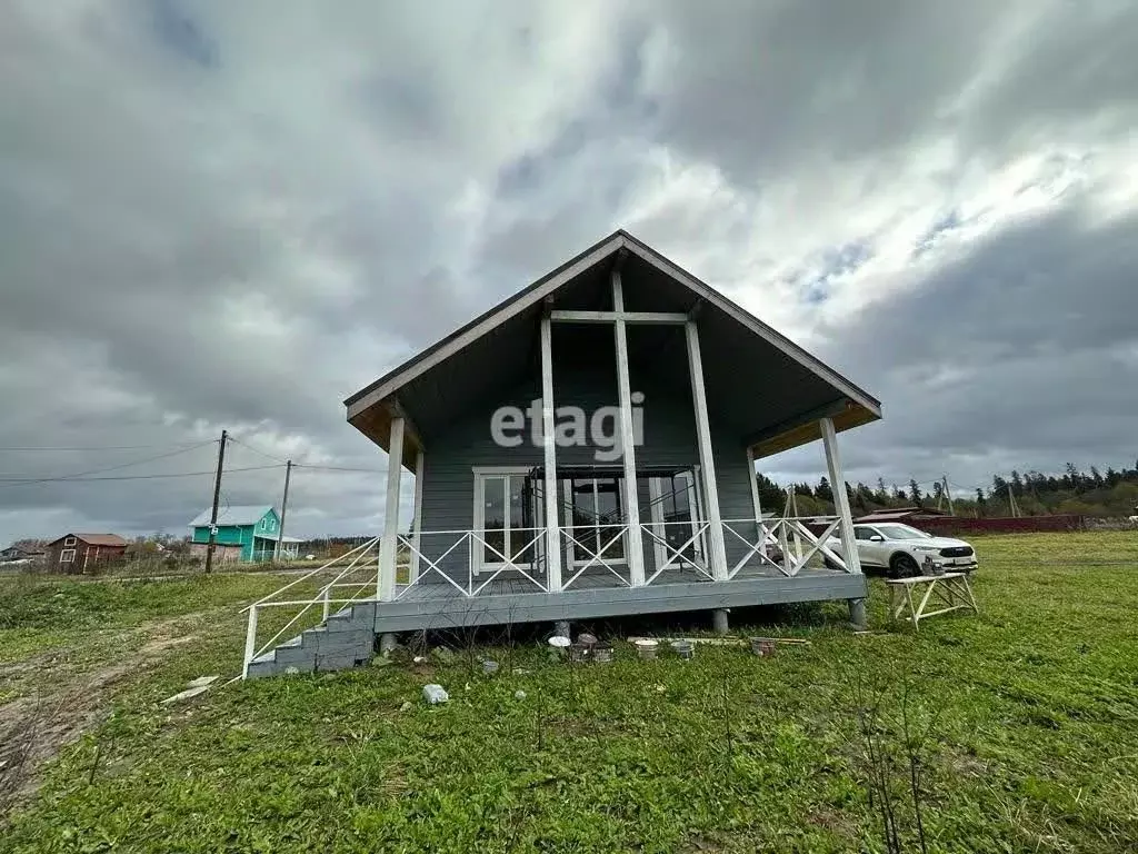 Дом в Ленинградская область, Волосовский район, д. Клопицы 301/20 (72 ... - Фото 0