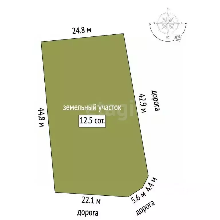 Участок в Костромская область, Костромской район, Самсоновское с/пос, ... - Фото 1