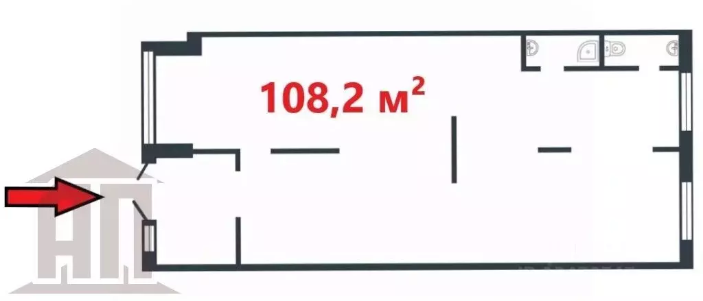 Торговая площадь в Тверская область, Тверь ул. Левитана, 74Б (108 м) - Фото 1