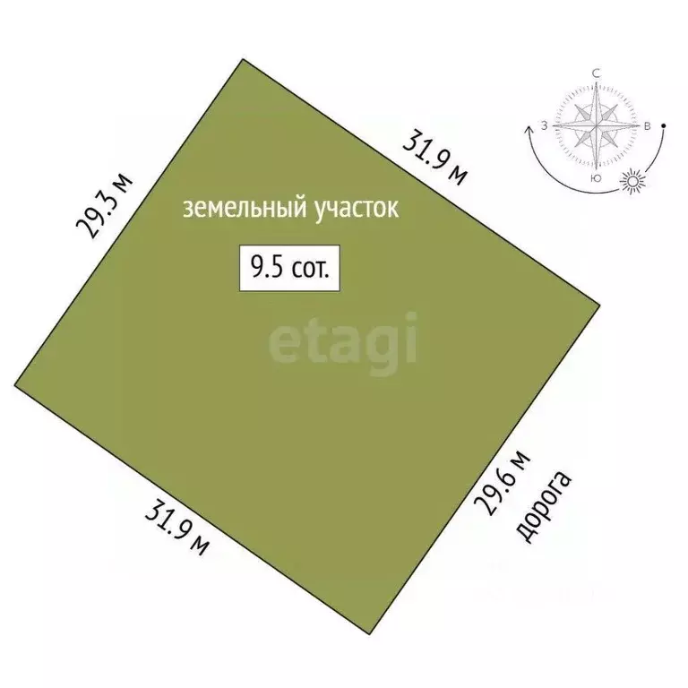 Участок в Калужская область, Калуга д. Черносвитино,  (9.5 сот.) - Фото 2