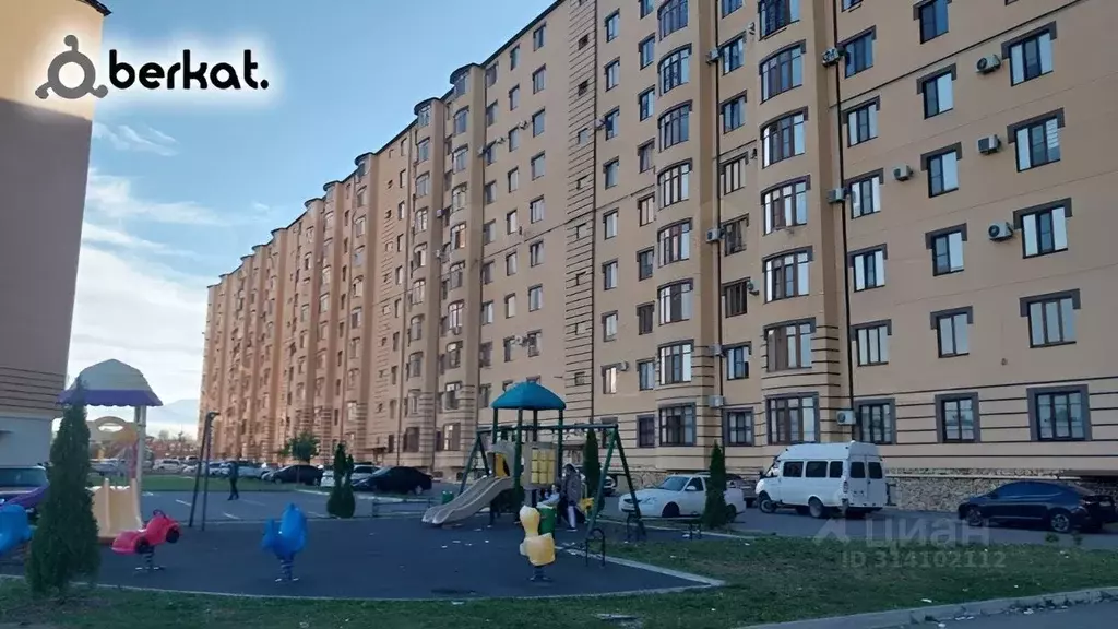 1-к кв. Ингушетия, Магас ул. Мочко Базоркина, 18А (44.0 м) - Фото 1