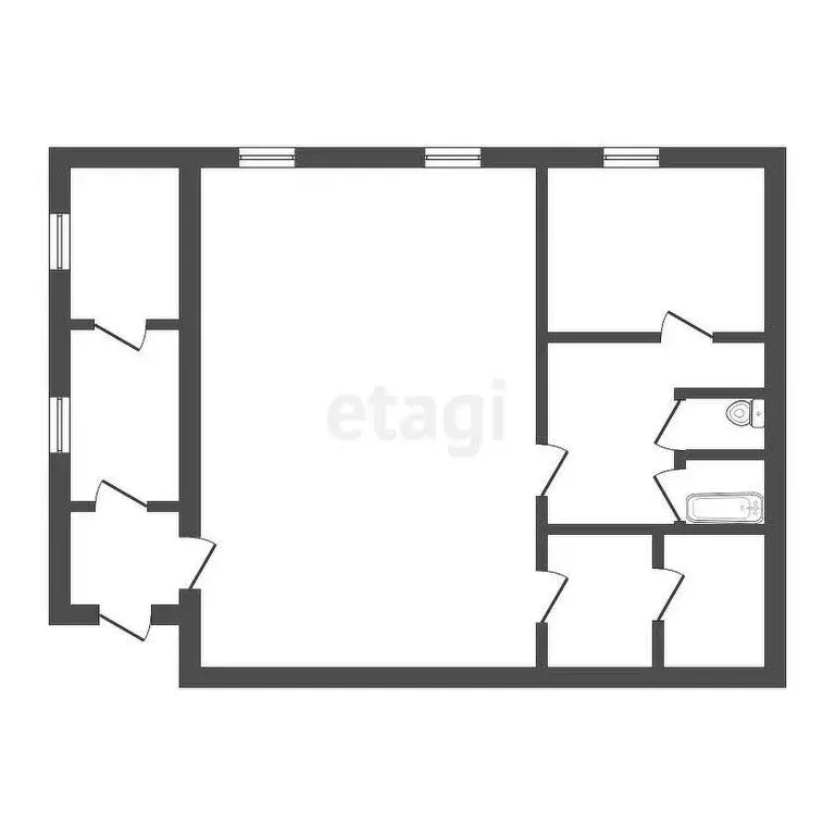 Дом в село Кичигино, Боровая улица (250 м) - Фото 1