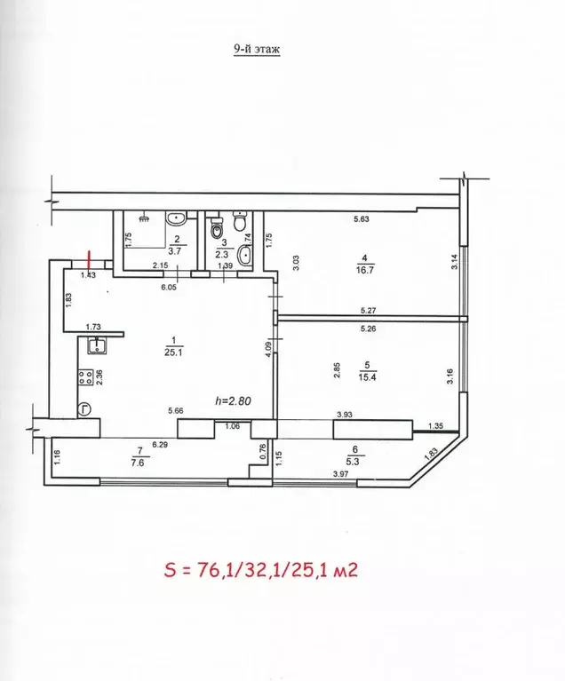 2-к кв. Крым, Евпатория ул. Толстого (76.0 м) - Фото 1