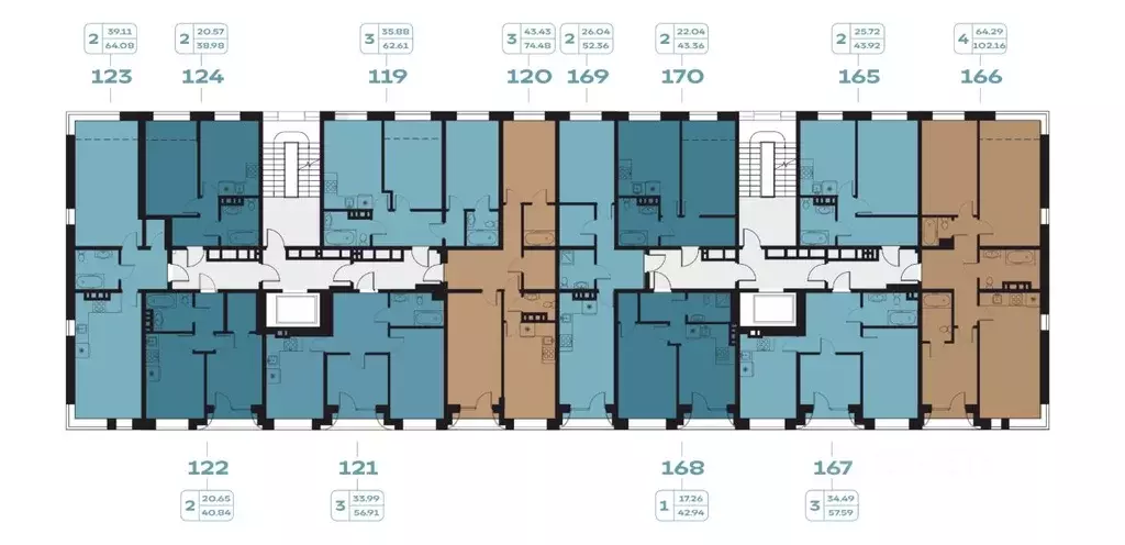 2-к кв. Иркутская область, Иркутск наб. Верхняя, 131 (64.08 м) - Фото 1
