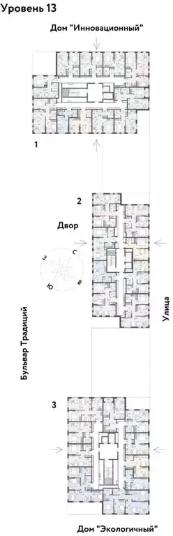 2-к кв. Тюменская область, Тюмень ул. Андрея Кореневского, 3к2 (45.06 ... - Фото 1