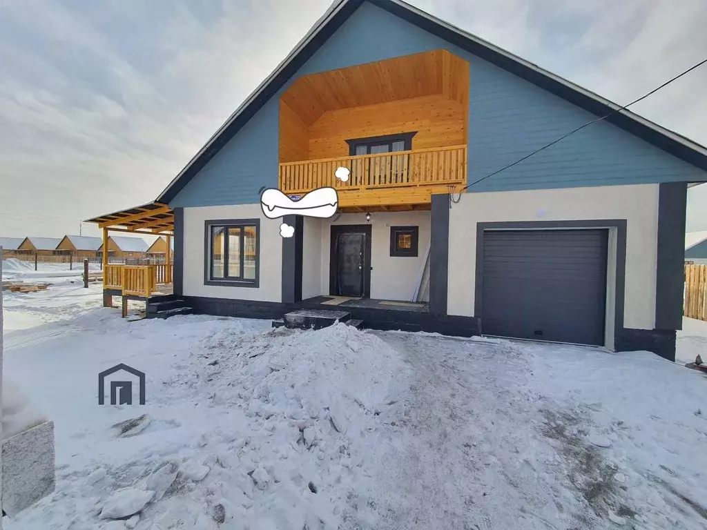 Дом в Иркутская область, Иркутский муниципальный округ, д. Куда ул. ... - Фото 1