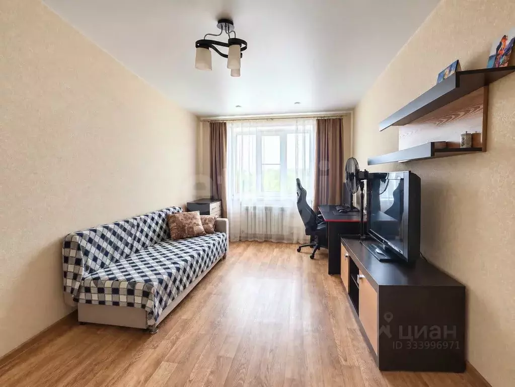 1-к кв. Чувашия, Чебоксары Пролетарская ул., 25к1 (34.1 м) - Фото 1