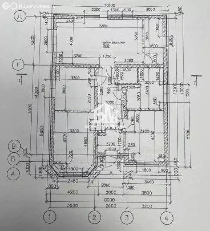 Дом в село Толмачево, Рекламная улица (110 м) - Фото 1