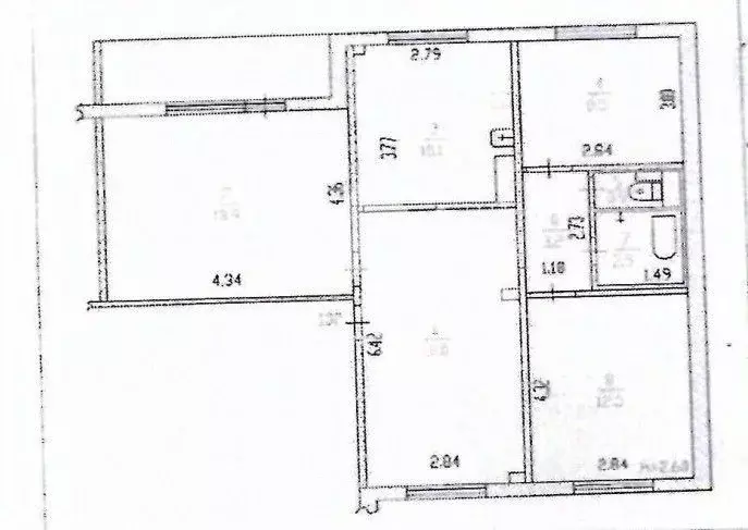 3-к кв. Алтайский край, Барнаул ул. Солнечная Поляна, 3 (74.4 м) - Фото 2