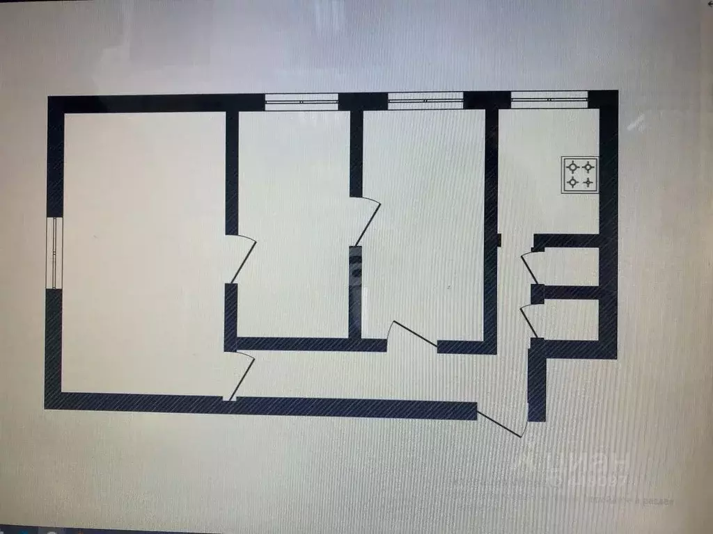 3-к кв. Смоленская область, Смоленск просп. Гагарина, 8 (78.1 м) - Фото 1