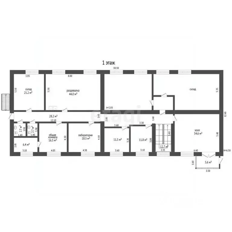 Склад в Мордовия, Саранск ул. Чапаева, 46 (972 м) - Фото 2