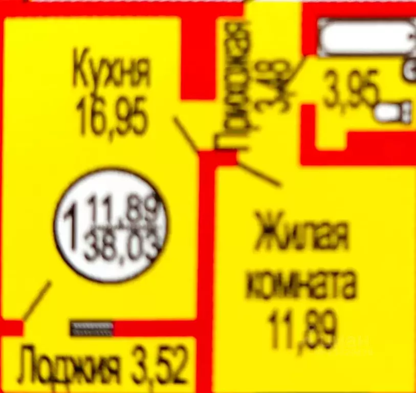 1-к кв. Оренбургская область, Оренбург Уральская ул., 2/22 (38.0 м) - Фото 0