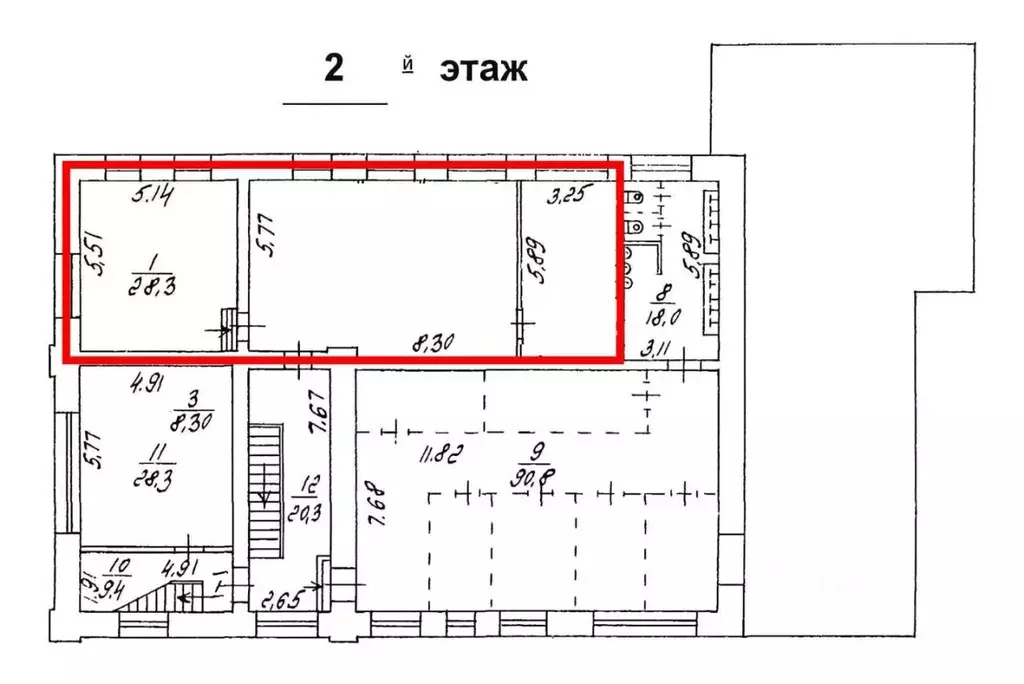 Помещение свободного назначения в Москва Бережковская наб., 20С43 (93 ... - Фото 1