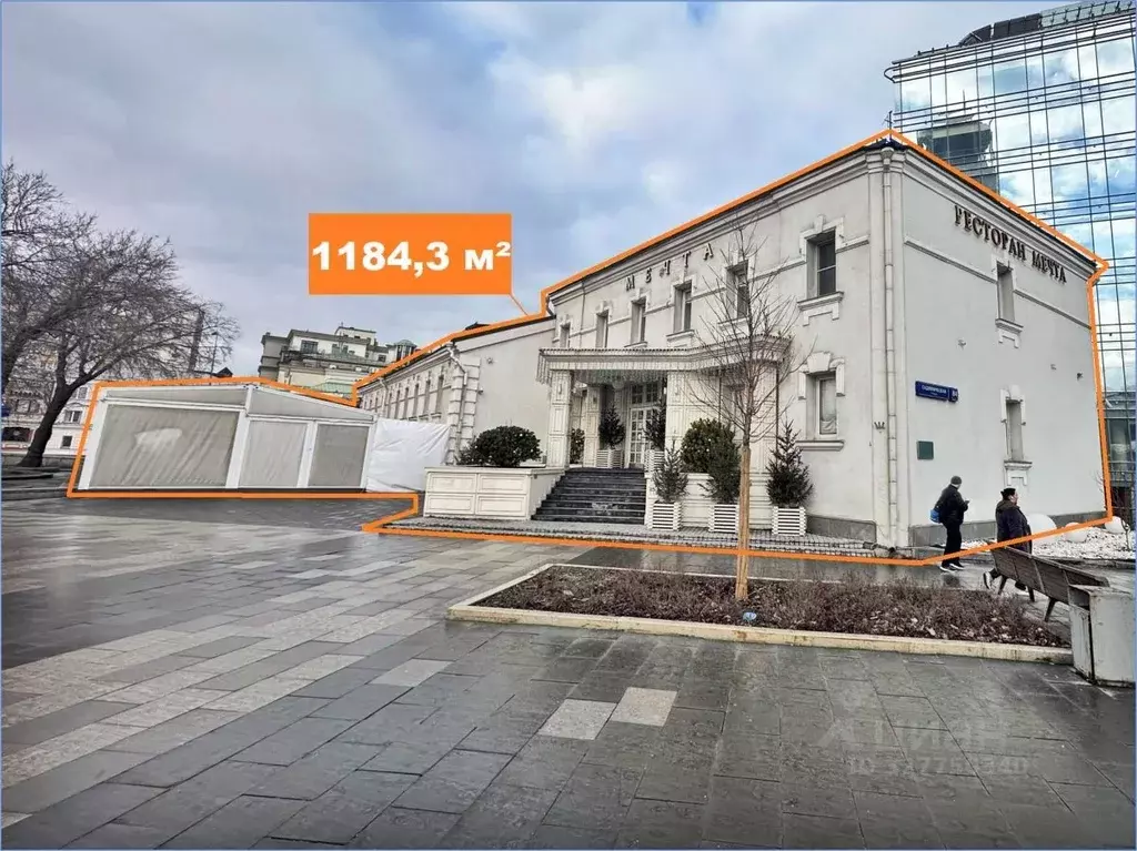 Помещение свободного назначения в Москва Садовническая наб., 79 (1184 ... - Фото 1