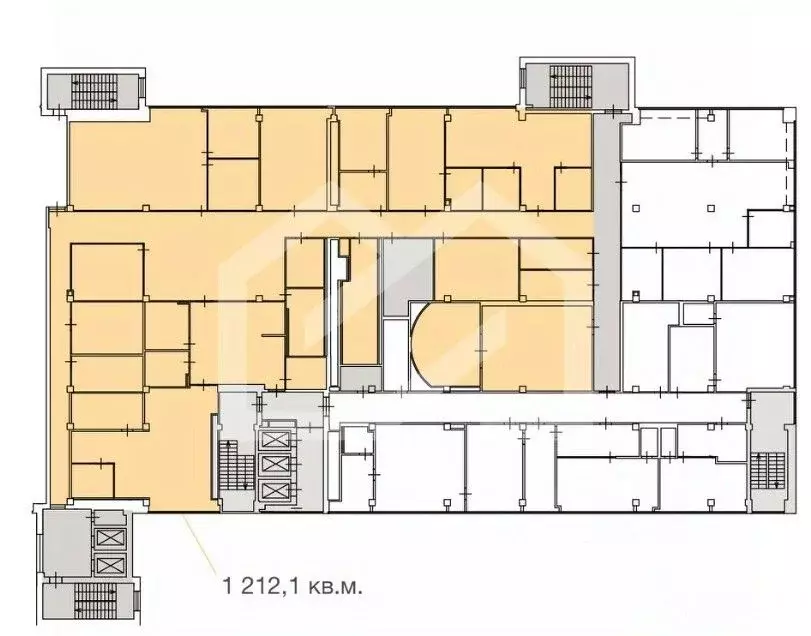 Помещение свободного назначения в Москва Верейская ул., 11 (1212 м) - Фото 2
