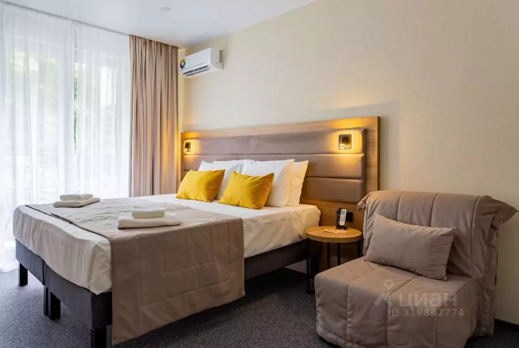 Студия Краснодарский край, Сочи ул. Искры, 88к3 (24.0 м) - Фото 0